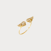14K Gold Baby Angel Ring Gift for Women. Gift For Mom. Gift For Girlfriend